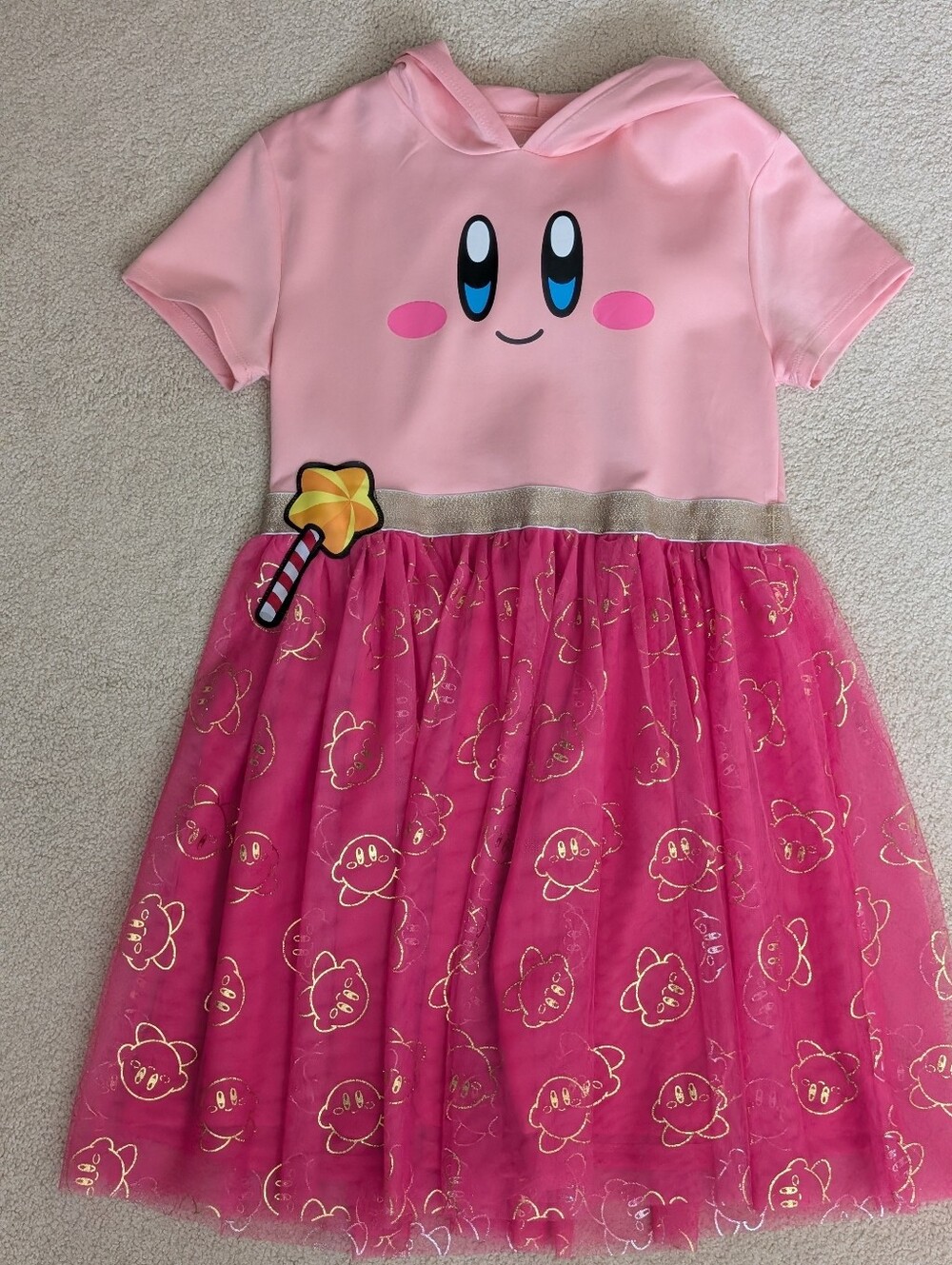 Girls Kirby Hoddie Dress